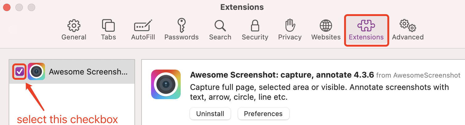 How to install the Awesome Screenshot extension in Safari – Awesome  Screenshot Help Center